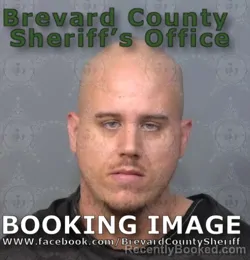 Mugshot of Robert Joseph Osborne booked in Brevard County, Florida on August 26, 2026