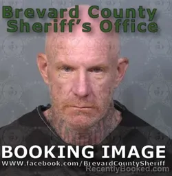 Mugshot of Thomas John Markey booked in Brevard County, Florida on August 26, 2026