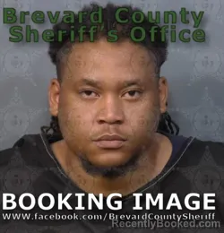 Mugshot of Malachi Gerald Clarke booked in Brevard County, Florida on August 26, 2026