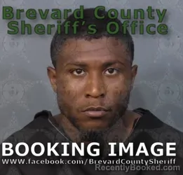 Mugshot of Rondrico Antwone Davis booked in Brevard County, Florida on August 26, 2026