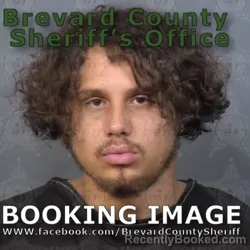 Mugshot of Ethan David Golovnia booked in Brevard County, Florida on August 26, 2026