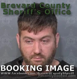 Mugshot of Bret Allen Bailey booked in Brevard County, Florida on August 27, 2026