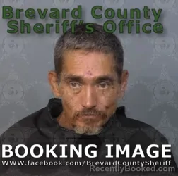 Mugshot of Donald Edward Wujcik booked in Brevard County, Florida on August 27, 2026