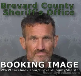 Mugshot of Michael Edward Frey booked in Brevard County, Florida on August 27, 2026