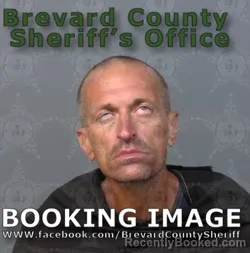 Mugshot of Daniel Patrick O'Connor booked in Brevard County, Florida on August 27, 2026