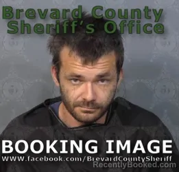 Mugshot of Daniel Berry Clark booked in Brevard County, Florida on August 27, 2026