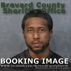 Mugshot of David Elias Jiminez booked in Brevard County, Florida on August 27, 2026