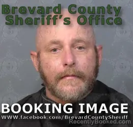 Mugshot of James Alexander Webber booked in Brevard County, Florida on August 27, 2026