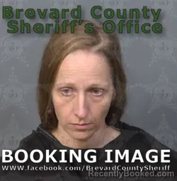 Mugshot of Samantha Kay Nickell booked in Brevard County, Florida on August 27, 2026