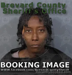 Mugshot of Shacora Larae Harrison booked in Brevard County, Florida on August 28, 2026