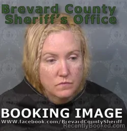 Mugshot of Danielle Marie Chott booked in Brevard County, Florida on August 28, 2026