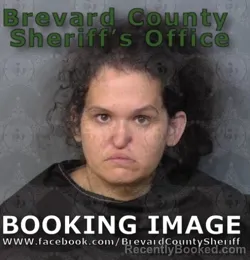 Mugshot of Amber Nicole Shepherd booked in Brevard County, Florida on August 28, 2026