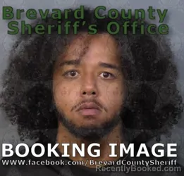 Mugshot of Kamron Dean Harris booked in Brevard County, Florida on August 28, 2026