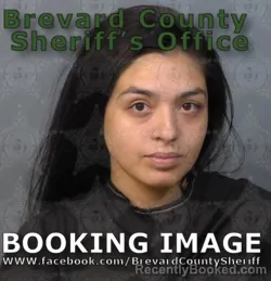 Mugshot of Xiana Marie Ramirez booked in Brevard County, Florida on August 28, 2026