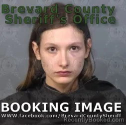 Mugshot of Victoria Rose Galesi booked in Brevard County, Florida on August 28, 2026