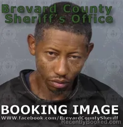 Mugshot of Shatisk Naquan Brown booked in Brevard County, Florida on August 28, 2026