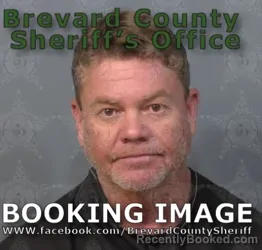 Mugshot of Brian Joseph Mcgill booked in Brevard County, Florida on August 28, 2026