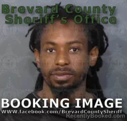 Mugshot of Malcolm Lamar Jackson booked in Brevard County, Florida on August 28, 2026