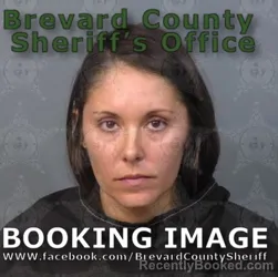 Mugshot of Ashley Lynn Swink booked in Brevard County, Florida on August 29, 2026