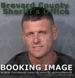 Mugshot of David Michael Holstein booked in Brevard County, Florida on August 29, 2026