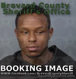 Mugshot of Zavier Alaquan Teel booked in Brevard County, Florida on August 29, 2026