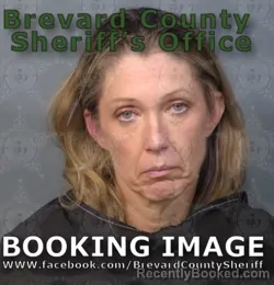 Mugshot of Jennifer Lynn Kraude booked in Brevard County, Florida on August 29, 2026
