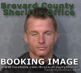 Mugshot of Thomas Harold Glenn booked in Brevard County, Florida on August 29, 2026