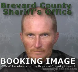 Mugshot of Robert James Frederick booked in Brevard County, Florida on August 30, 2026