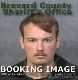 Mugshot of Christopher Layne Becker booked in Brevard County, Florida on August 30, 2026