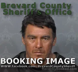 Mugshot of Esdras Guillermo Orozco Velasquez booked in Brevard County, Florida on August 30, 2026