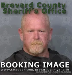 Mugshot of Scott Allen Goodin booked in Brevard County, Florida on August 30, 2026