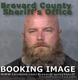 Mugshot of Casey Lee Biava-Spradlin booked in Brevard County, Florida on August 30, 2026