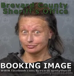 Mugshot of April Marie Jones booked in Brevard County, Florida on August 30, 2026