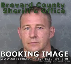 Mugshot of Patrick Raylord Feeley booked in Brevard County, Florida on August 30, 2026