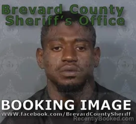 Mugshot of Kenyatta Brown booked in Brevard County, Florida on August 30, 2026