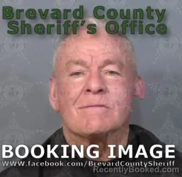 Mugshot of John Allen Howell booked in Brevard County, Florida on August 30, 2026