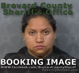Mugshot of Karen Yurisa Pietrasanta Hilario booked in Brevard County, Florida on August 31, 2026