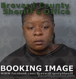 Mugshot of Breanna Ayuna Malone booked in Brevard County, Florida on August 31, 2026