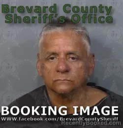 Mugshot of Carlos Ruben Geigel booked in Brevard County, Florida on August 31, 2026