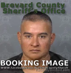 Mugshot of Jose Antonio Gonzalez Garcia booked in Brevard County, Florida on August 31, 2026