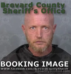 Mugshot of Shane Trevor Schaeffer booked in Brevard County, Florida on August 31, 2026