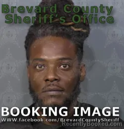 Mugshot of Michael Ali Mccrae booked in Brevard County, Florida on August 31, 2026