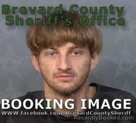 Mugshot of Austin Taylor Hubbard booked in Brevard County, Florida on August 31, 2026