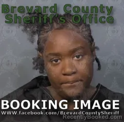 Mugshot of Aliyah Keinya Johnson booked in Brevard County, Florida on August 31, 2026