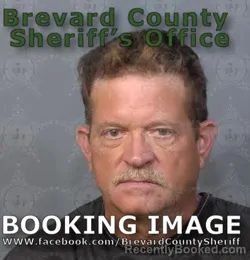 Mugshot of Thomas Patrick Clark booked in Brevard County, Florida on August 31, 2026