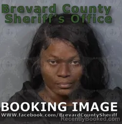 Mugshot of Kenyetta Shaniqua Kelley booked in Brevard County, Florida on August 31, 2026