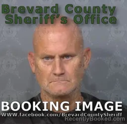 Mugshot of Paul William Siverson booked in Brevard County, Florida on September 1, 2026