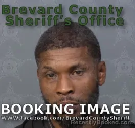 Mugshot of Tierre Anthony Sandridge booked in Brevard County, Florida on September 1, 2026