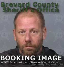 Mugshot of Daniel Scott booked in Brevard County, Florida on September 1, 2026