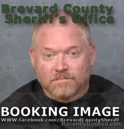 Mugshot of George Merritt Brown booked in Brevard County, Florida on September 1, 2026